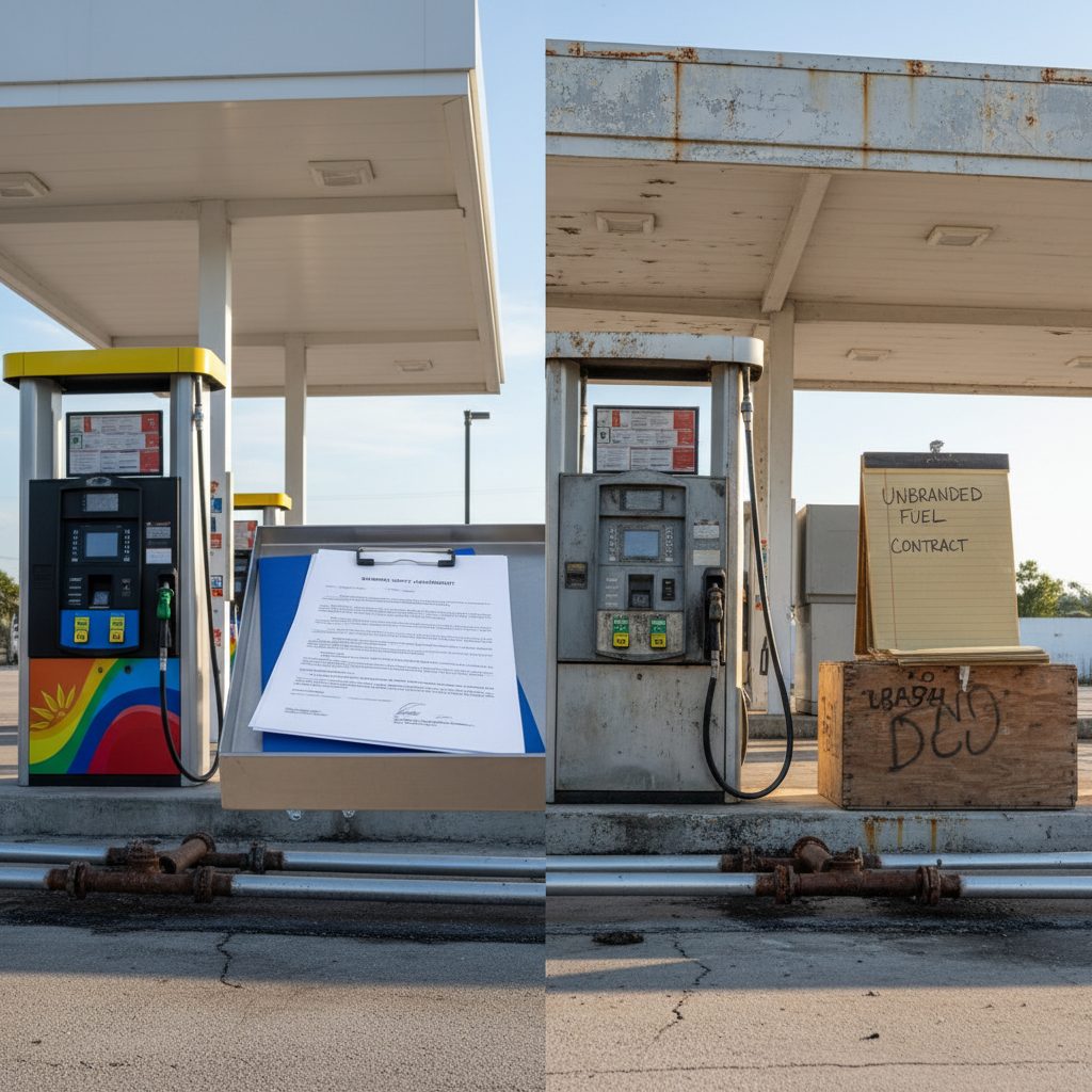 Branded vs. Unbranded Fuel Supply Agreements: What Florida Operators Need to Know — close-up detail relevant to operations