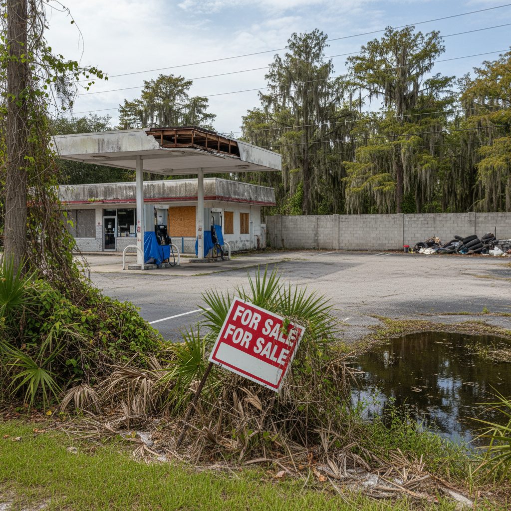 Common Challenges When Purchasing a Gas Station in Florida — Florida gas station property photograph
