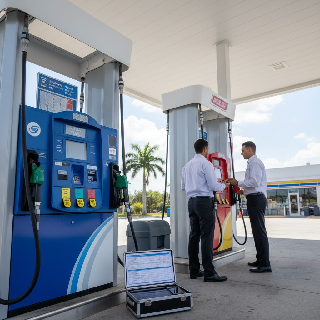 Compare Fuel Brands for Gas Stations For Sale in Florida — close-up detail relevant to operations