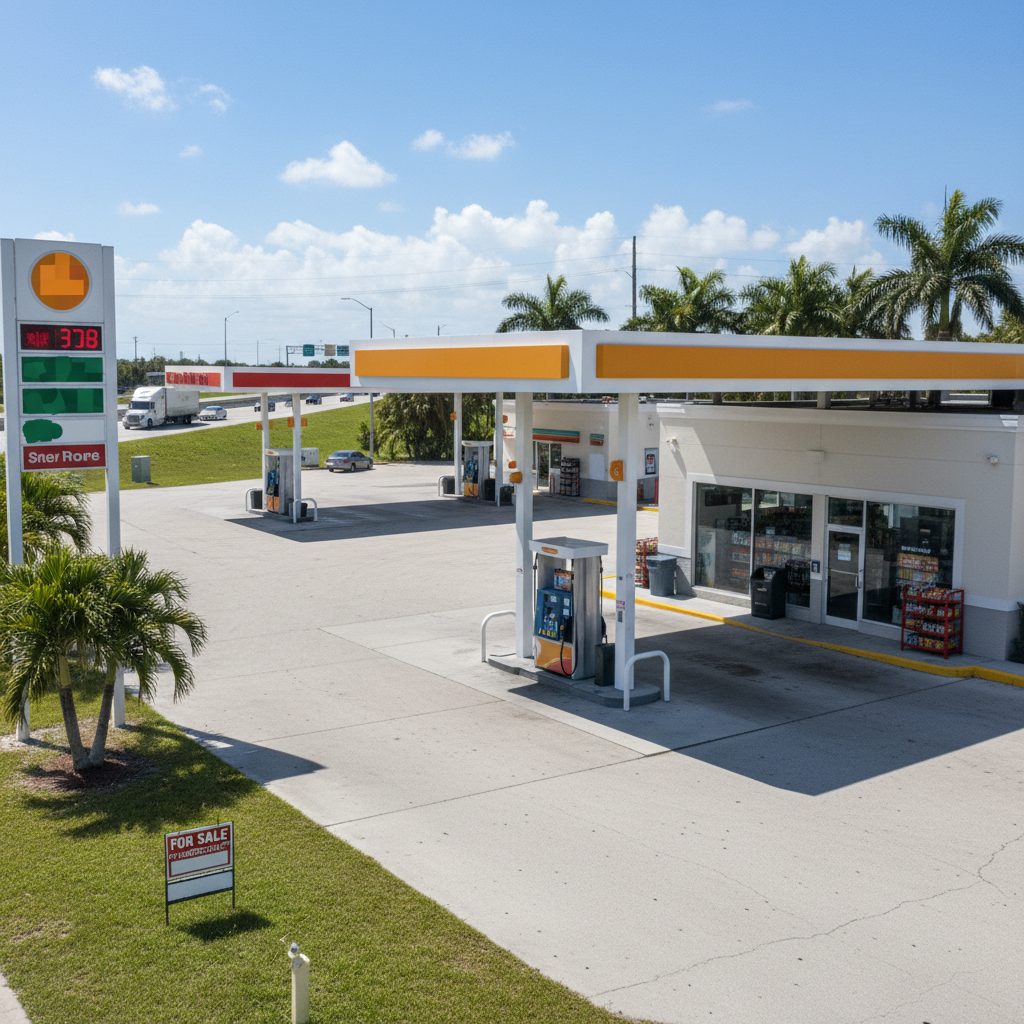 Selling a Multi-Site Gas Station Portfolio in Florida — Florida gas station property photograph