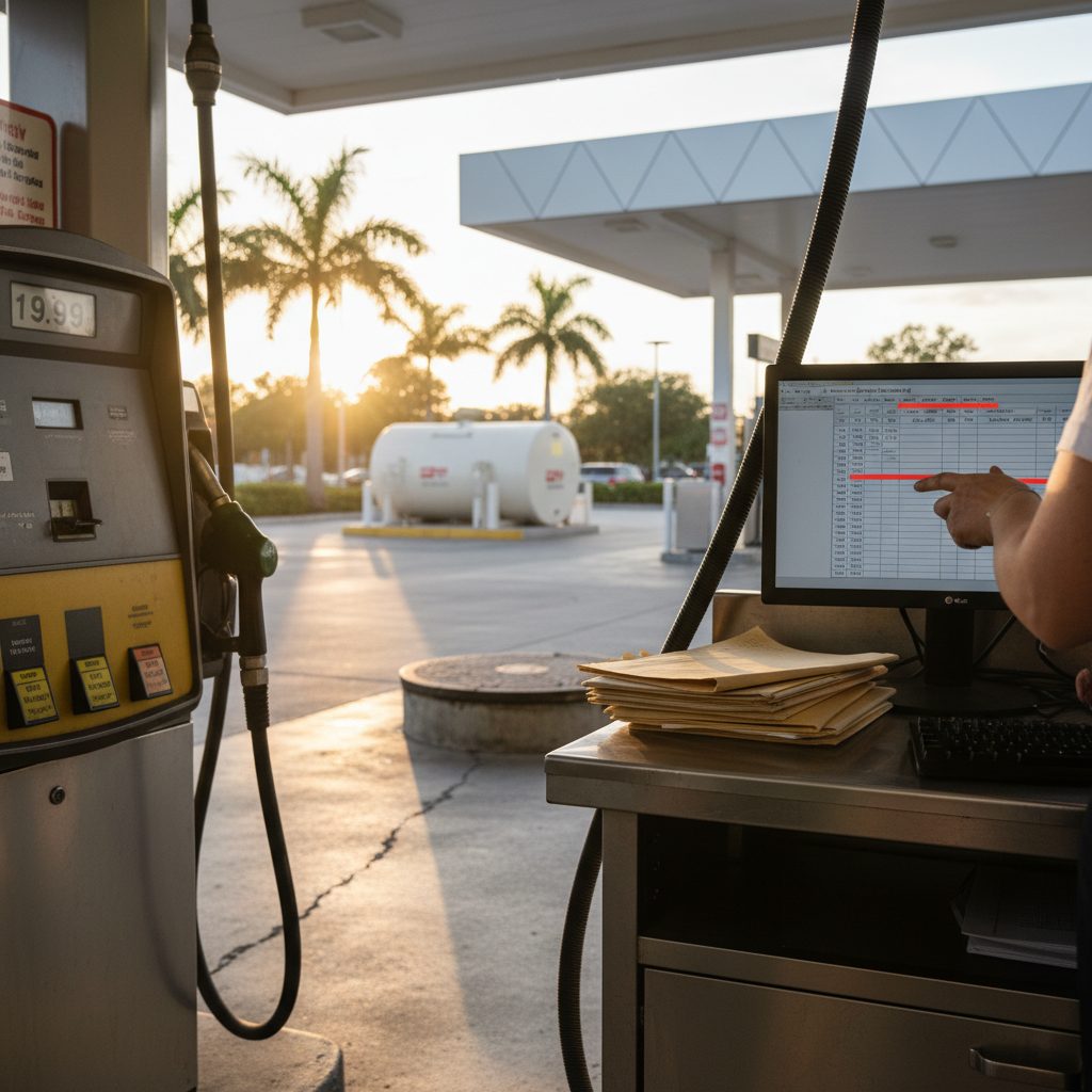 The Confidential Listing Process for Florida Fuel Retail — close-up detail relevant to selling