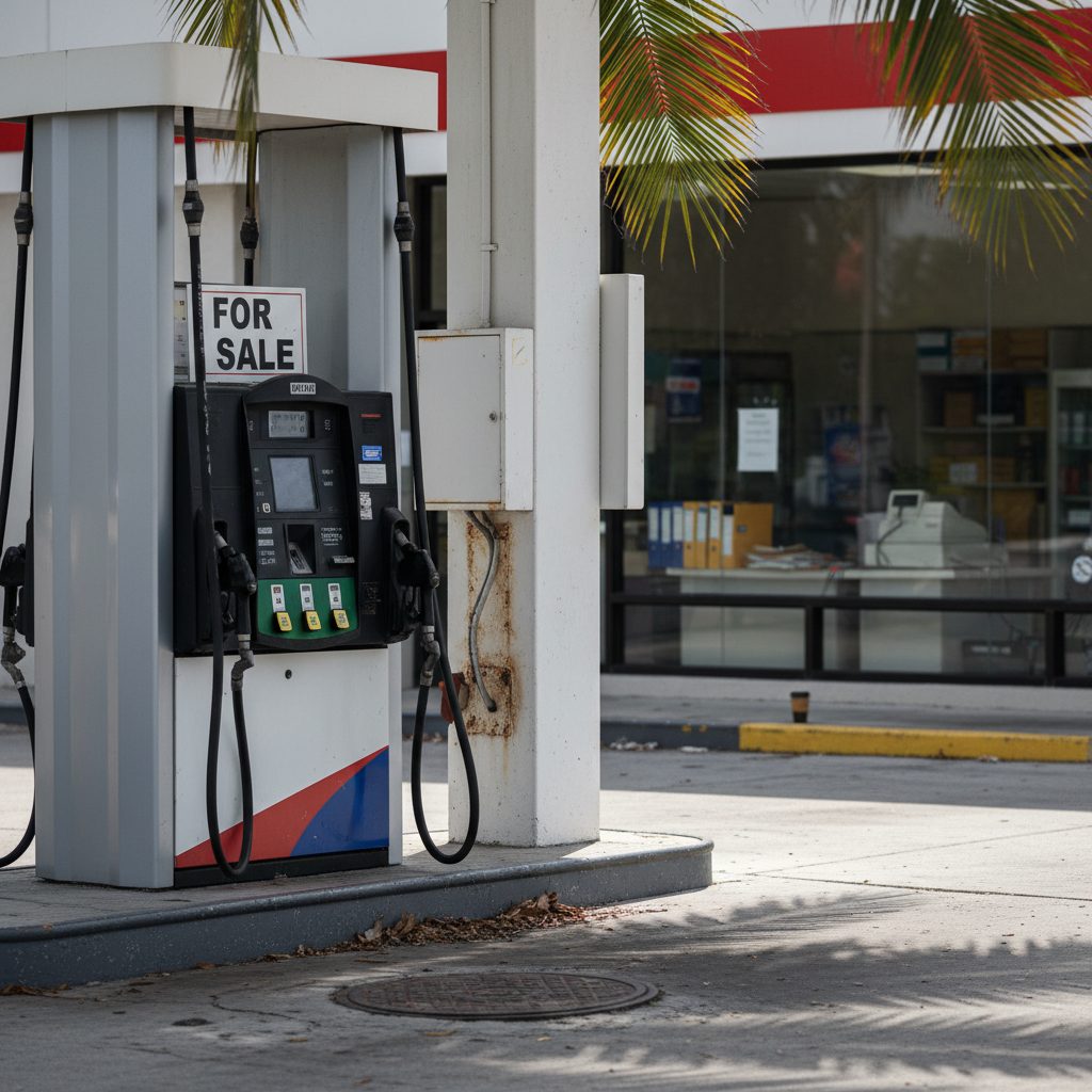 Gas Stations For Sale Near Miami, FL — close-up detail relevant to buying