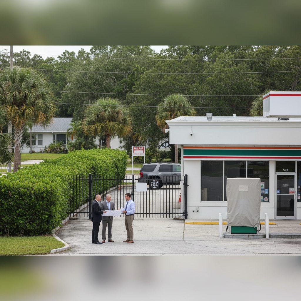 How to Sell Your Gas Station Confidentially in Florida — Florida gas station property photograph