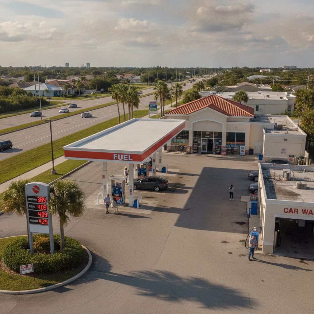 How to Value a Gas Station in Florida — Florida gas station property photograph
