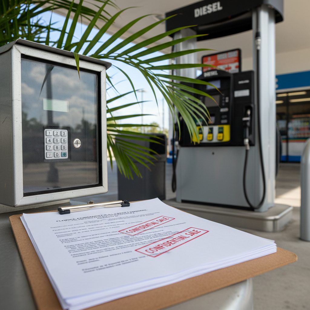 How to Sell Your Gas Station Confidentially in Florida — close-up detail relevant to selling