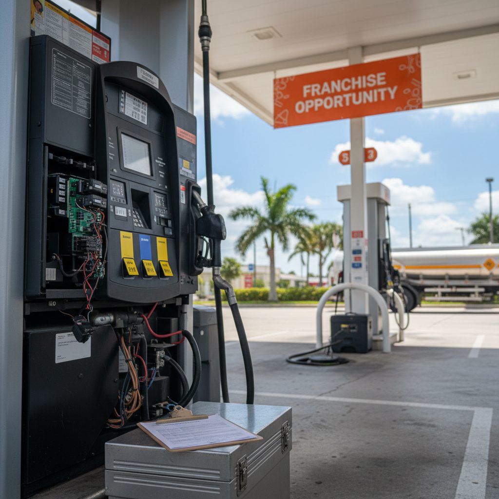 Gas Stations For Sale in Florida With Franchise Options — close-up detail relevant to buying