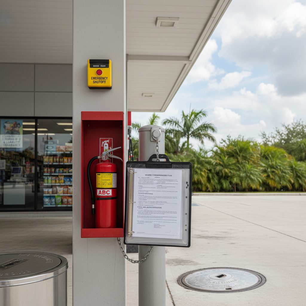 Insurance Requirements for a Florida Gas Station Business — close-up detail relevant to compliance