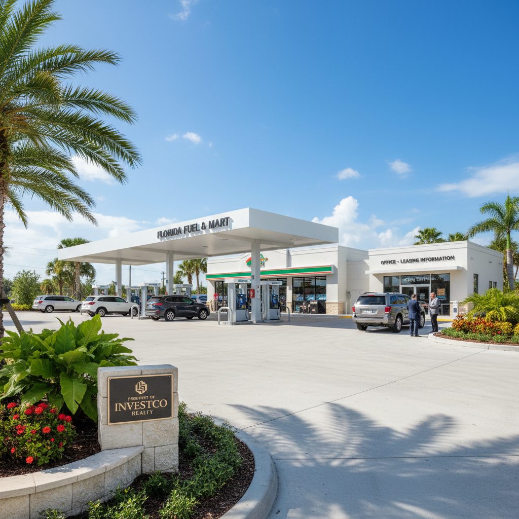 Sale-Leaseback Strategy for Florida Gas Station Operators — Florida gas station property photograph